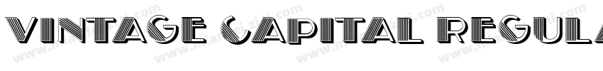 Vintage Capital Regular字体转换